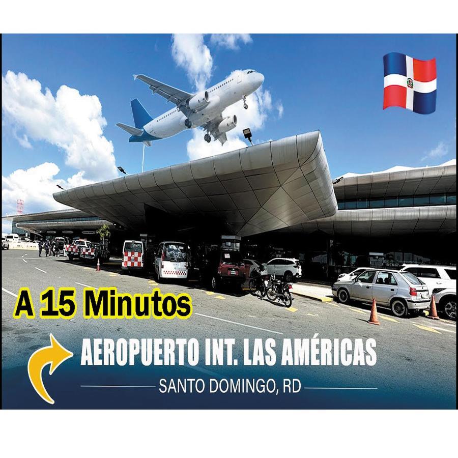 Apartamento Amueblado Caribe, Santo Domingo A 10 Minutos Del Aeropuerto Internacional De Las Americas Eksteriør billede